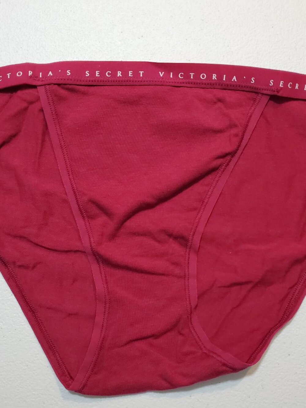 Victoria's Secret Stretch Cotton Strip Bikini Panty Size Medium